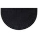 Deurmat halfrond 45x75 cm rubber en kokosvezel