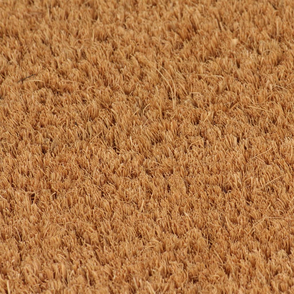 Deurmat 50x80 cm getufte kokosvezel naturel
