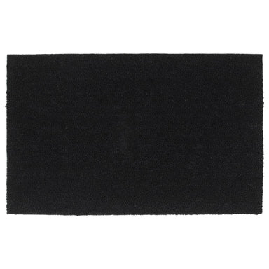 Deurmat 50x80 cm getufte kokosvezel zwart