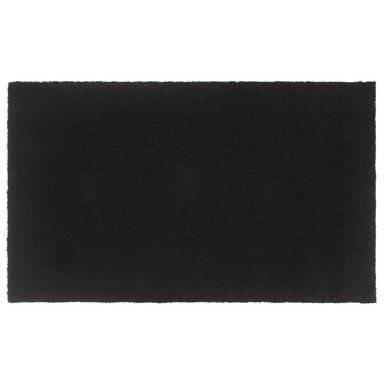 Deurmat 90x150 cm getufte kokosvezel zwart