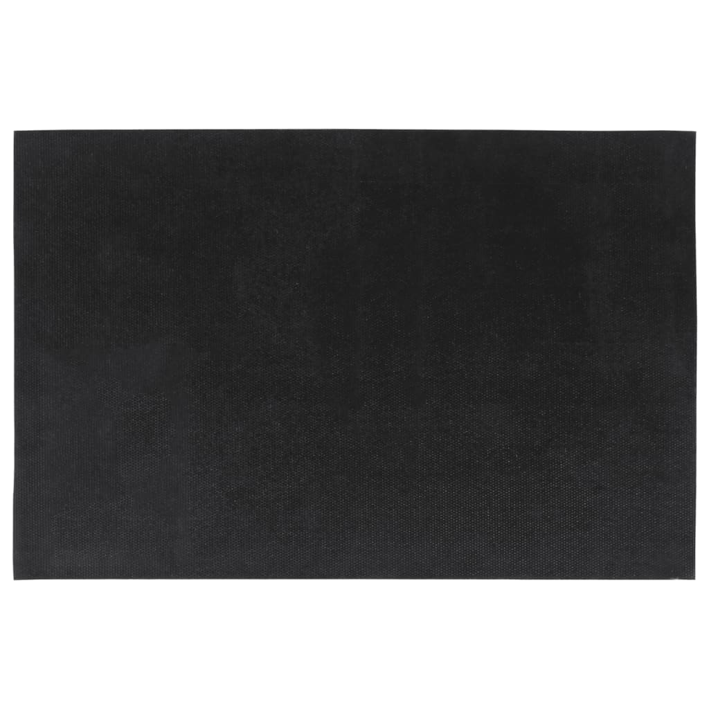 Deurmat 40x60 cm getufte kokosvezel donkergrijs
