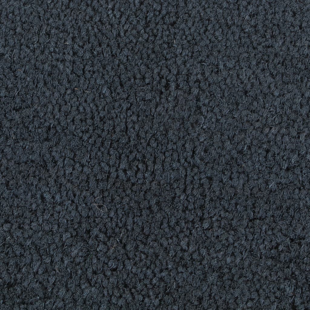 Deurmat 50x80 cm getufte kokosvezel donkergrijs
