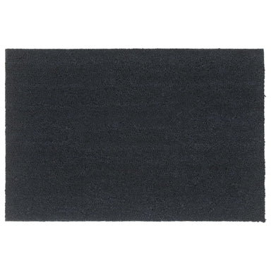 Deurmat 60x90 cm getufte kokosvezel donkergrijs
