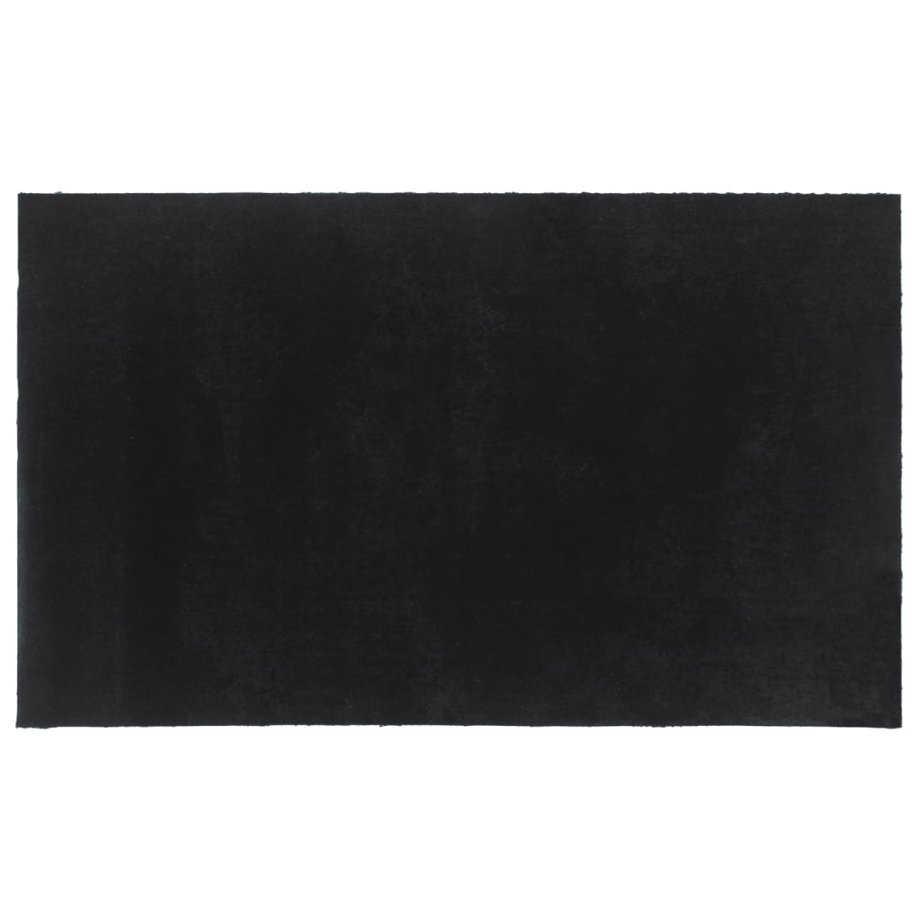 Deurmat 90x150 cm getufte kokosvezel donkergrijs