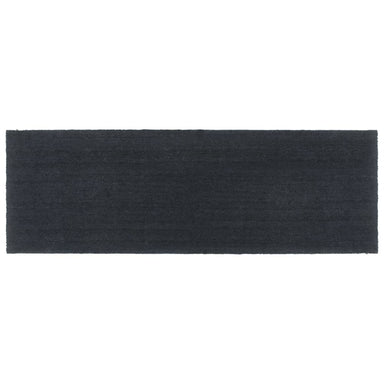 Deurmat 100x300 cm getufte kokosvezel donkergrijs