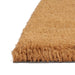 Deurmat halfrond 40x60 cm getufte kokosvezel naturel