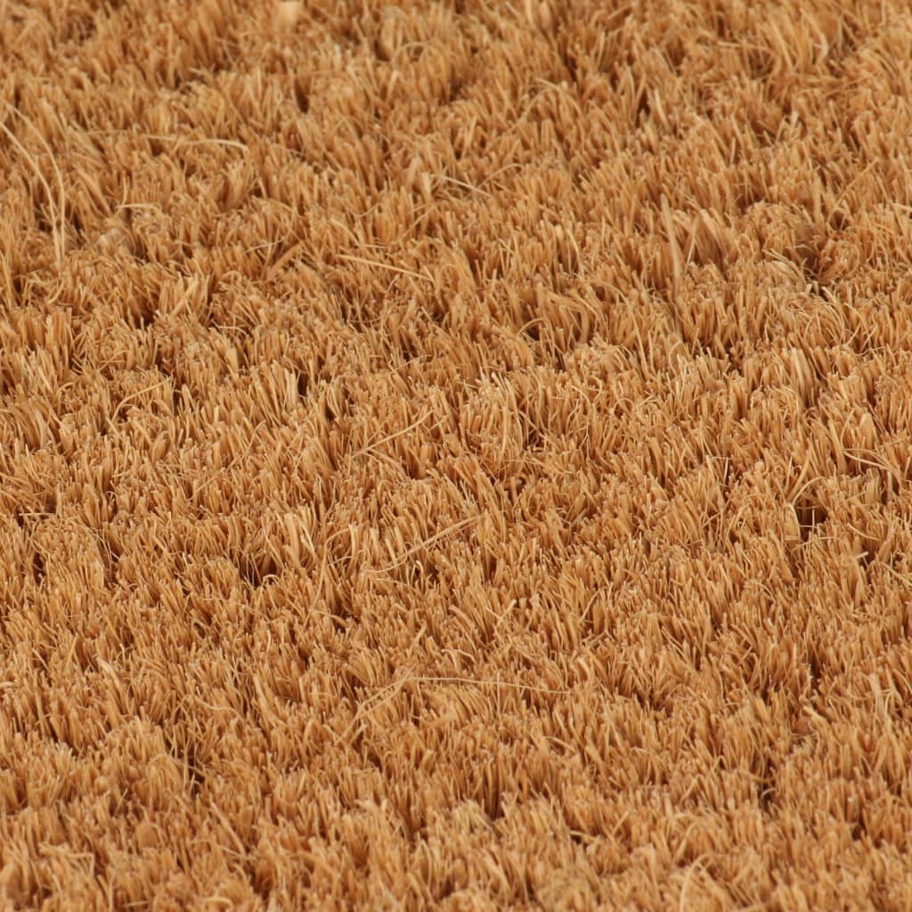 Deurmat 60x90 cm getufte kokosvezel naturel
