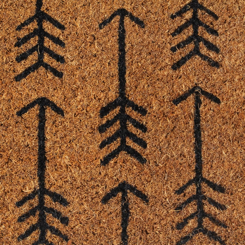 Deurmat 40x60 cm getufte kokosvezel naturel
