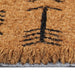 Deurmat 45x75 cm getufte kokosvezel naturel