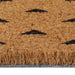 Deurmat 45x75 cm getufte kokosvezel naturel