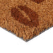 Deurmat 40x60 cm getufte kokosvezel naturel
