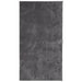 Vloerkleed HUARTE laagpolig zacht wasbaar 80x150 cm antraciet