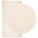 Vloerkleed HUARTE laagpolig zacht wasbaar 60x110 cm beige