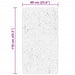Vloerkleed HUARTE laagpolig zacht wasbaar 60x110 cm beige