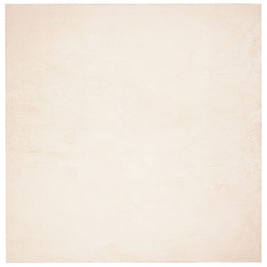 Vloerkleed HUARTE laagpolig zacht wasbaar 160x160 cm beige