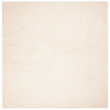 Vloerkleed HUARTE laagpolig zacht wasbaar 240x240 cm beige