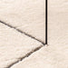 Vloerkleed HUARTE laagpolig zacht wasbaar 240x240 cm beige