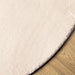Vloerkleed HUARTE laagpolig zacht wasbaar Ø 100 cm beige