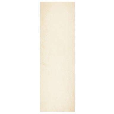 Vloerkleed HUARTE laagpolig zacht wasbaar 80x250 cm crème