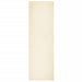 Vloerkleed HUARTE laagpolig zacht wasbaar 80x250 cm crème