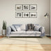 Vloerkleed HUARTE laagpolig zacht wasbaar 140x200 cm crème