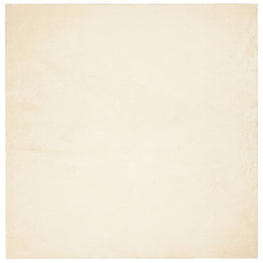 Vloerkleed HUARTE laagpolig zacht wasbaar 160x160 cm crème