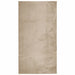 Vloerkleed HUARTE laagpolig zacht wasbaar 60x110 cm zandkleurig