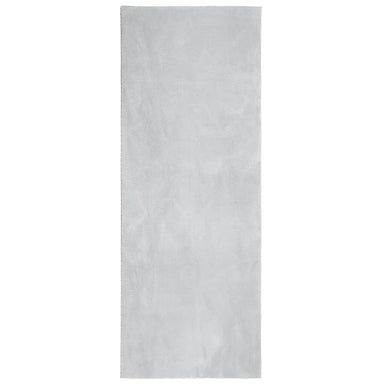 Vloerkleed HUARTE laagpolig zacht wasbaar 80x200 cm grijs