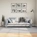 Vloerkleed HUARTE laagpolig zacht wasbaar 160x230 cm grijs