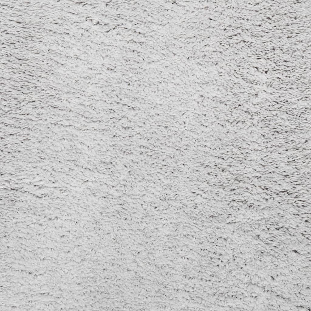 Vloerkleed HUARTE laagpolig zacht wasbaar 240x340 cm grijs