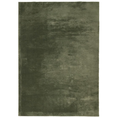 Vloerkleed HUARTE laagpolig zacht wasbaar 160x230 cm bosgroen