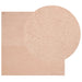 Vloerkleed HUARTE laagpolig zacht wasbaar 160x160 cm roze
