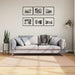 Vloerkleed HUARTE laagpolig zacht wasbaar 160x160 cm roze