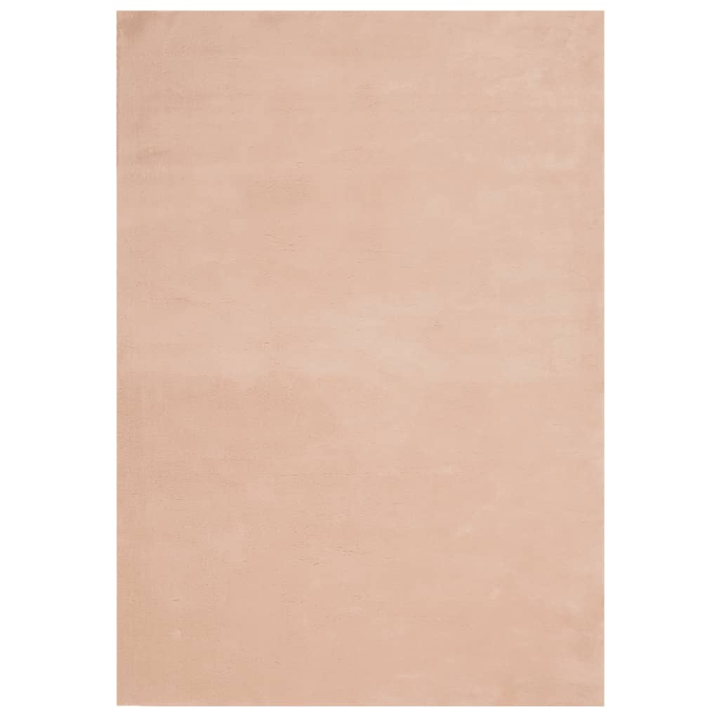 Vloerkleed HUARTE laagpolig zacht wasbaar 160x230 cm roze