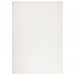 Vloerkleed PAMPLONA shaggy hoogpolig modern 120x170 cm crème