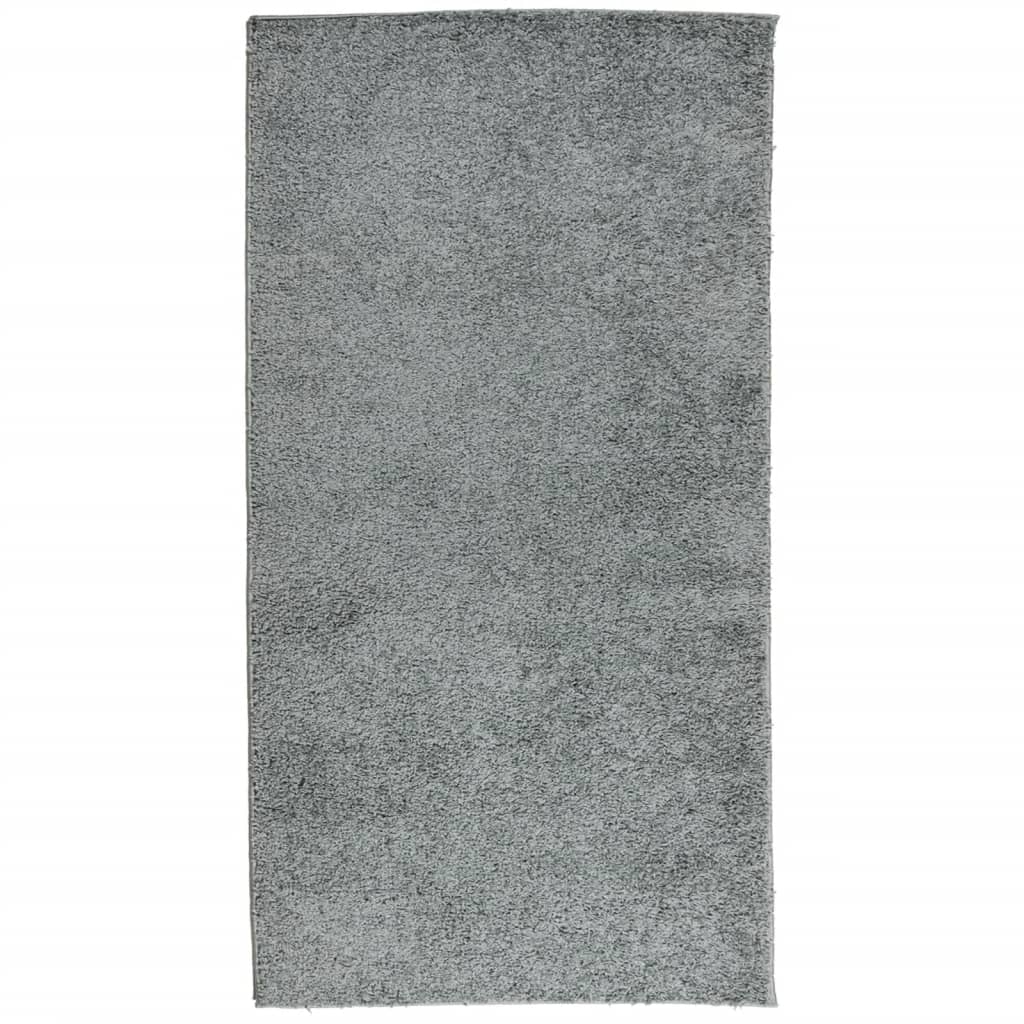 Vloerkleed PAMPLONA shaggy hoogpolig modern 80x150 cm groen