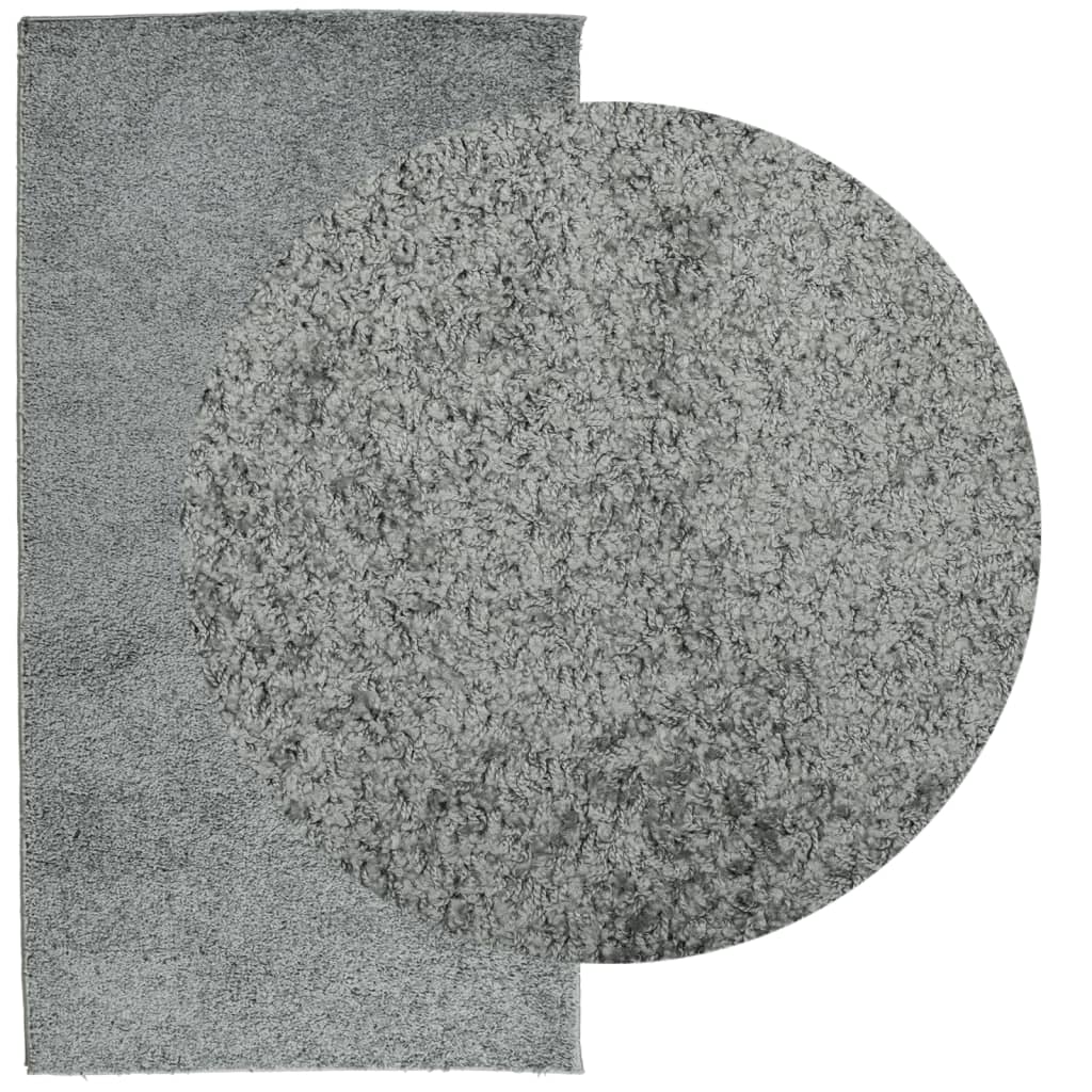 Vloerkleed PAMPLONA shaggy hoogpolig modern 80x150 cm groen