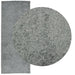 Vloerkleed PAMPLONA shaggy hoogpolig modern 80x200 cm groen