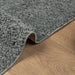 Vloerkleed PAMPLONA shaggy hoogpolig modern 80x200 cm groen