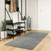 Vloerkleed PAMPLONA shaggy hoogpolig modern 80x200 cm groen