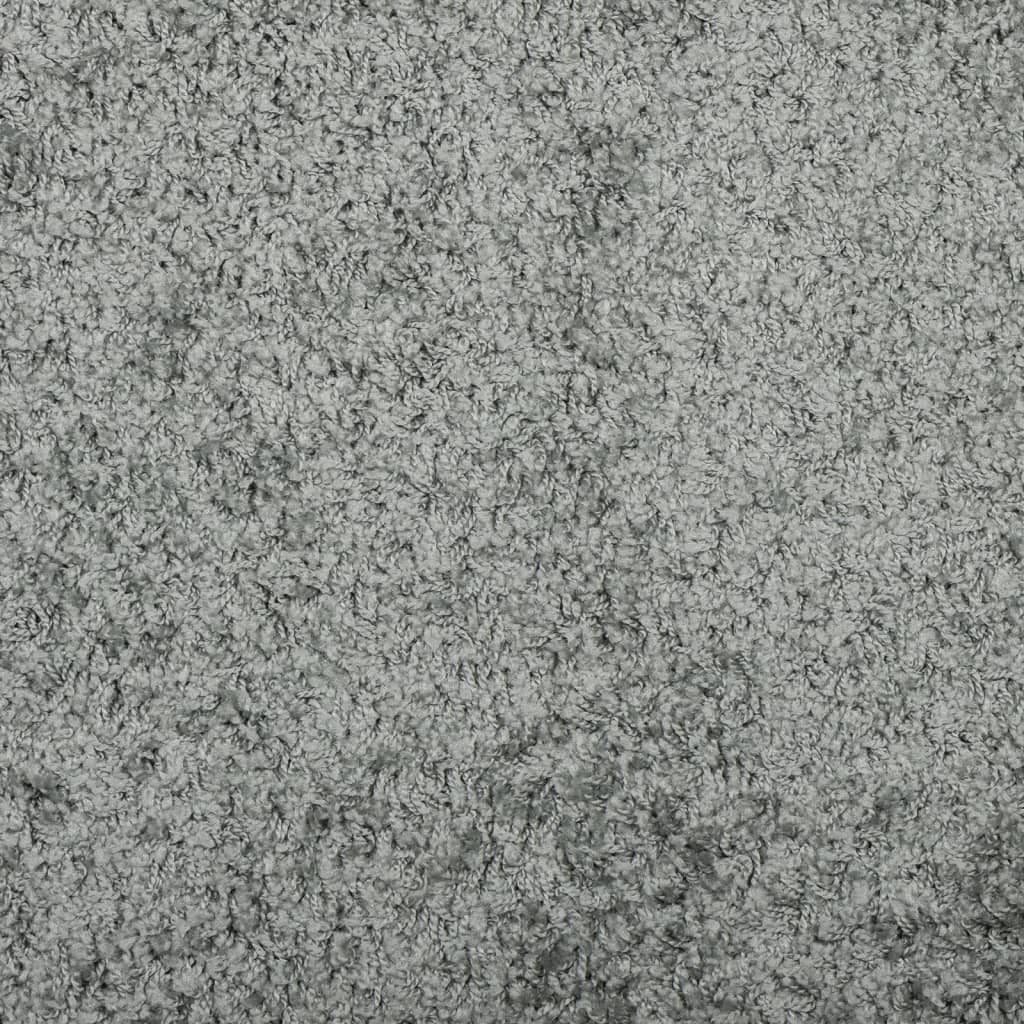 Vloerkleed PAMPLONA shaggy hoogpolig modern 80x250 cm groen