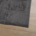 Vloerkleed IZA laagpolig Scandinavisch 100x200 cm antraciet