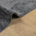 Vloerkleed IZA laagpolig Scandinavisch 100x200 cm antraciet