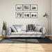 Vloerkleed IZA laagpolig Scandinavisch 100x200 cm antraciet