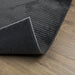 Vloerkleed IZA laagpolig Scandinavisch 120x170 cm antraciet