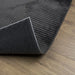 Vloerkleed IZA laagpolig Scandinavisch 160x230 cm antraciet