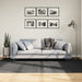 Vloerkleed IZA laagpolig Scandinavisch 160x230 cm antraciet