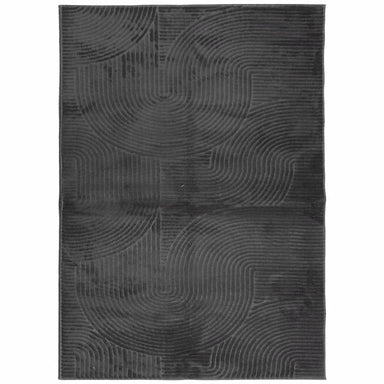 Vloerkleed IZA laagpolig Scandinavisch 240x340 cm antraciet