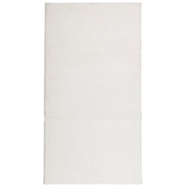 Vloerkleed IZA laagpolig Scandinavisch 80x150 cm crèmekleurig