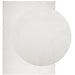 Vloerkleed IZA laagpolig Scandinavisch 200x280 cm crèmekleurig